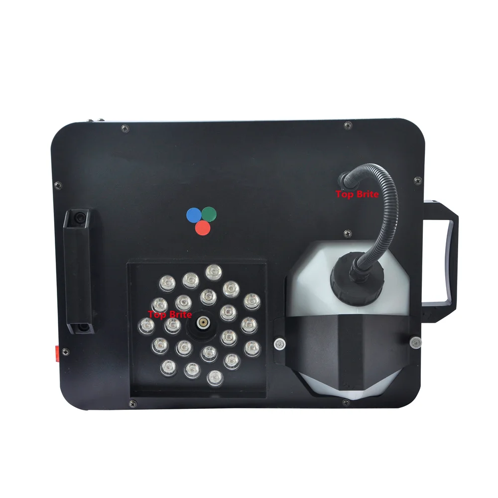 Hot Sales Mini 1500W RGB Wireless Remote Control Fog Machine High Quality Dj Disco Smoke Machine For Dj Party Wedding Christmas