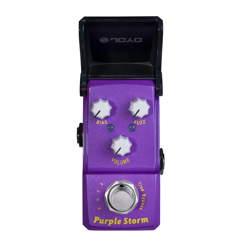 

JOYO JF-320 фиолетовый S-torm Fuzz Педаль Эффекта Искажения Гитарный процессор настоящий байпас Ironman серия Мини педаль аксессуары для гитары