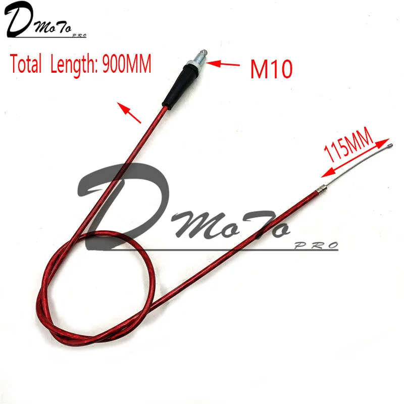 900MM Throttle Cable For Chinese Dirt Pit Bike Motorcycle XR50 CRF50 CRF70 KLX 110 125 SSR TTR BBR Horizontal Engine Motorcross