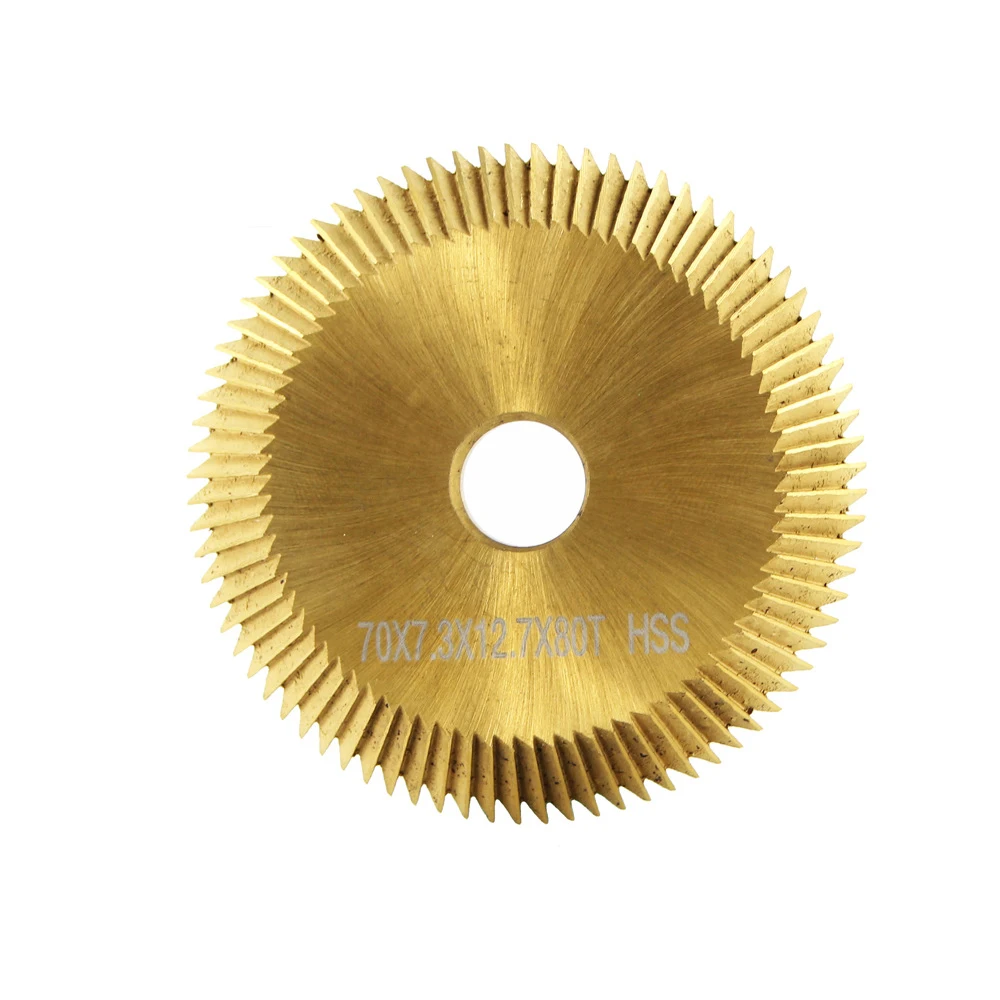 1PC Cutting Machine Blade 80/100 Tooth HSS Circular Saw Blades 70*7.3*12.7*80T/100T for Metalworking