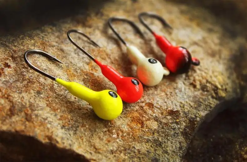 Ball Jig head Fishing Lure Accessories Soft Lures Jigs Glow In Dark Bait Rigs 2.5/3.5/5/7/10/14g