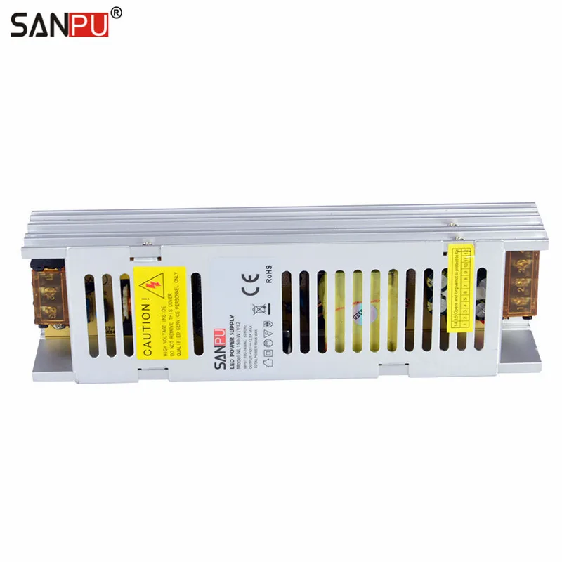 SANPU LED Power Supplies 12V DC 150W 12A Switching Drivers 110V 220V AC/DC Lighting Transformers Full Container Load Wholesale