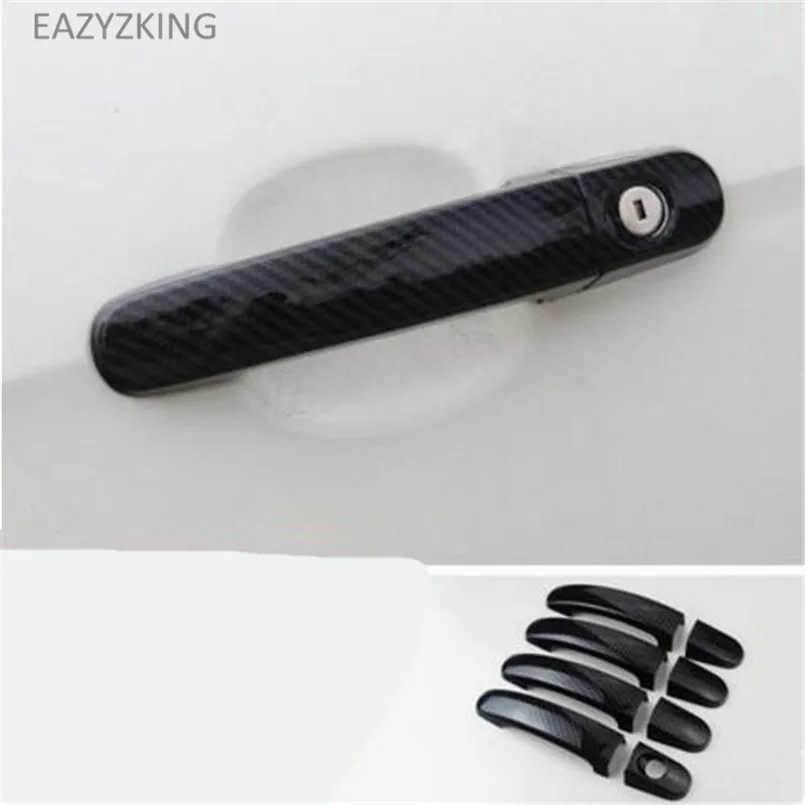 EAZYZKING Car-Styling Air vent door handle review mirror key cover glovebox Decorative trim case For Ford Focus 3 2015-2018