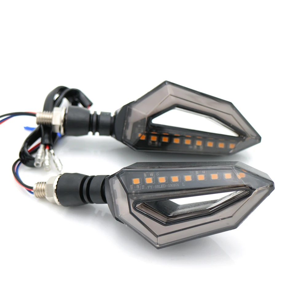 Motorcycle LED Turn Signal Light Motocross Flashing Light for Honda CBR 600 1000 RR F4 F4i CB 919F For Yamaha TMAX 500 530