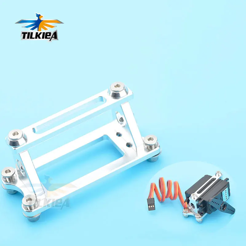 CNC Machined Aluminum Alloy  Servo Holder  Servo Mount For RC Airplane Boat Car Servo