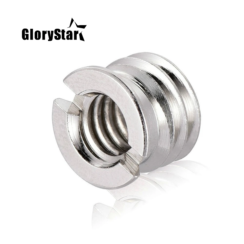 

GloryStar Adapter 50pcs Female 1/4 to Male 3/8 Convert Screw Adapter for Tripod Monopod Ballhead Camera DSLR SLR Accessories