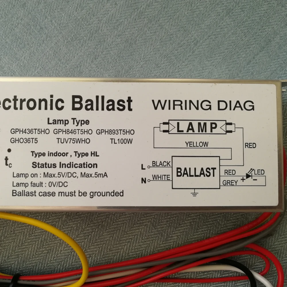 Imagem -03 - Balastros Eletrônicos da Lâmpada Germicida de 230v 95w Balastro uv para Lâmpadas uv Rl1800100