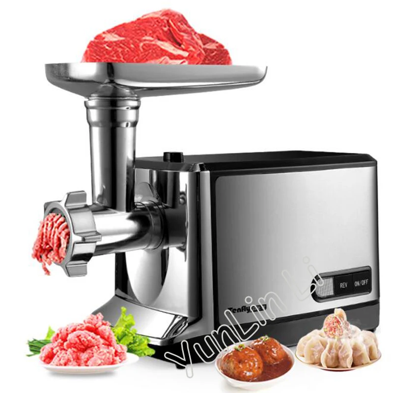 

Electric Meat Grinder 220V Household Garlic Peeler Pepper Grinding Machine Steel Meat Mincing Machine