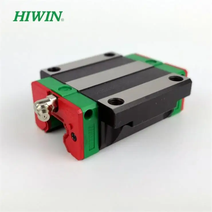 2pcs 100% original HIWIN linear guide EGR15 -L 1000mm + 4pcs EGW15CA linear flange carriage block for CNC router