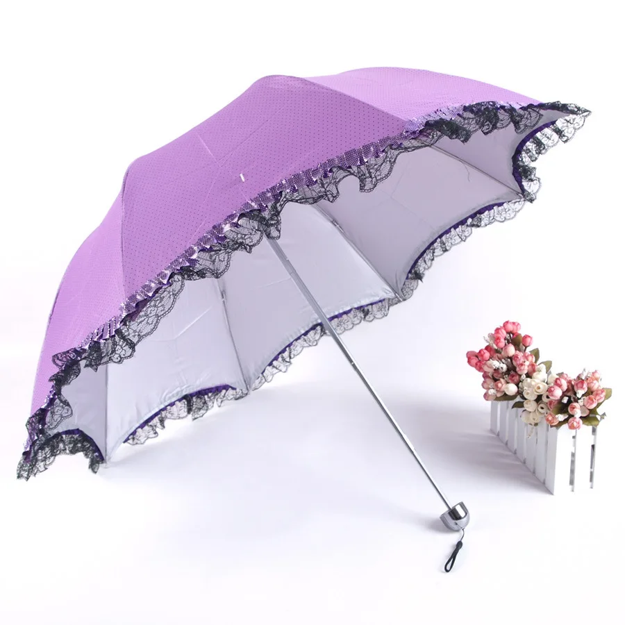 

Aurora ttn666 princess lace umbrella UV umbrella folded umbrella advertising umbrella