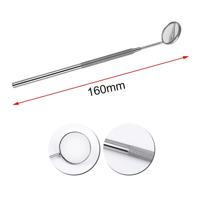 Espelho Dental de Aço Inoxidável, Espelhos Boca, Instrumento Odontologia, Clareamento Dental, Odontologia, Ferramentas de Laboratório Dental, 10 pcs