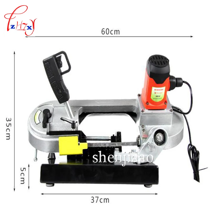 Serra de fita de metal, 100v, 220v, 680 w, ferramenta elétrica para corte de madeira