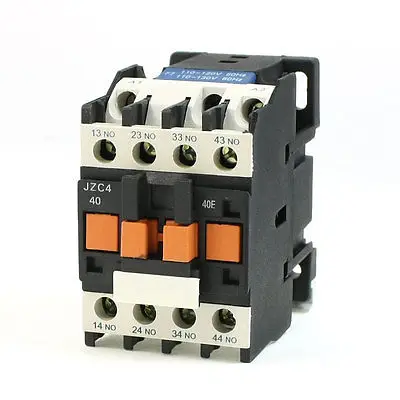 

JZC4-40 110VAC 50/60Hz Coil 3P Three Pole 4NO AC Contactor