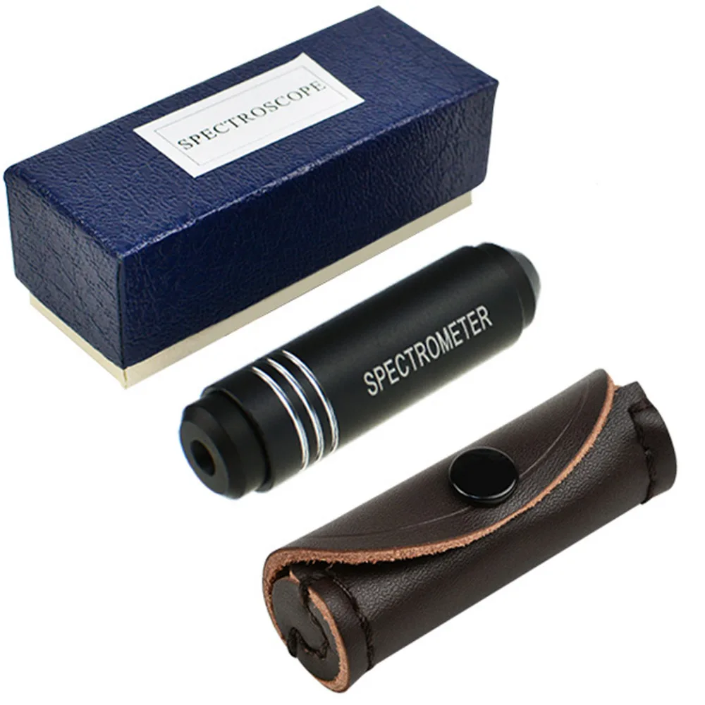 Taschen-gemologisches Spektroskop, Beugung, 18 mm Durchmesser, mittelgroßes Juwelier-Edelstein-Werkzeug