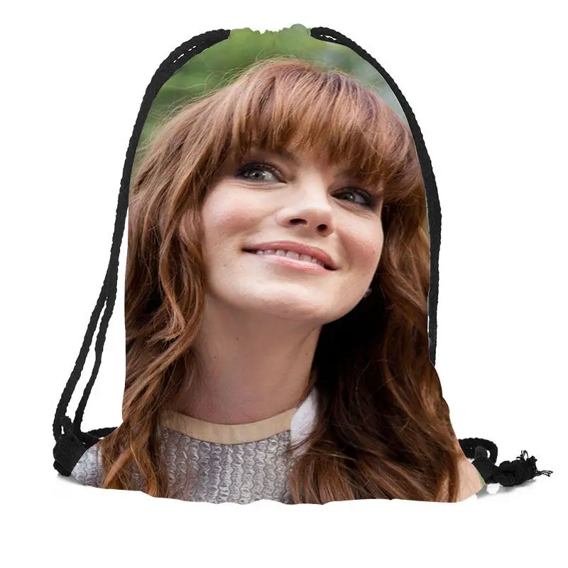 New Michelle Monaghan Printing Backpack Travel Beach School Multi-function Drawstring Bag Custom You Image