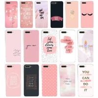 15SD Proverb Phrase Motto Soft Silicone Tpu Cover Case for huawei Honor 7c 7x 7a pro 7x P20 Nova 2i 3i