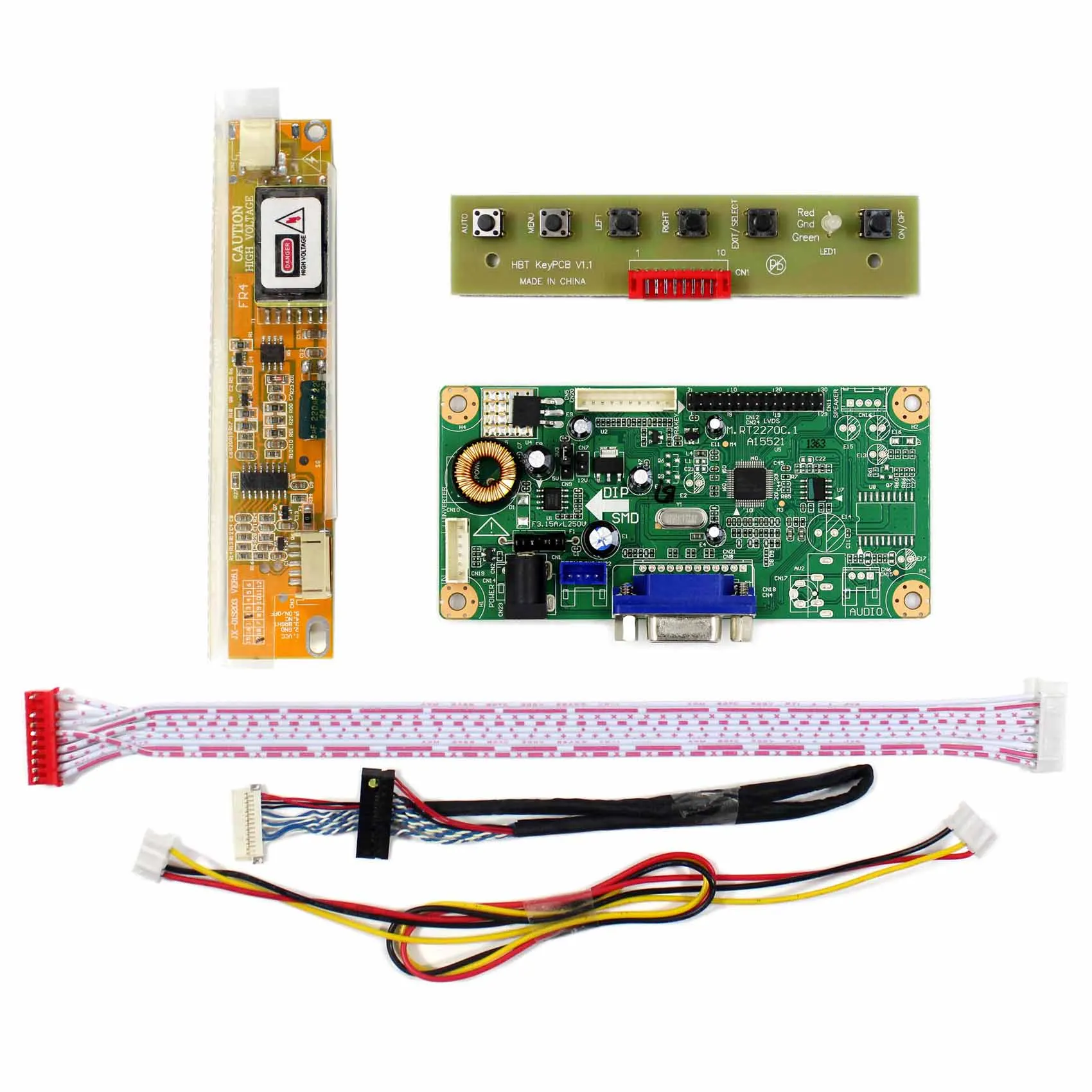 VGA LCD Controller Board RT2270C-A Work For 10inch 800x600 TM100SV-02L02 LCD Screen