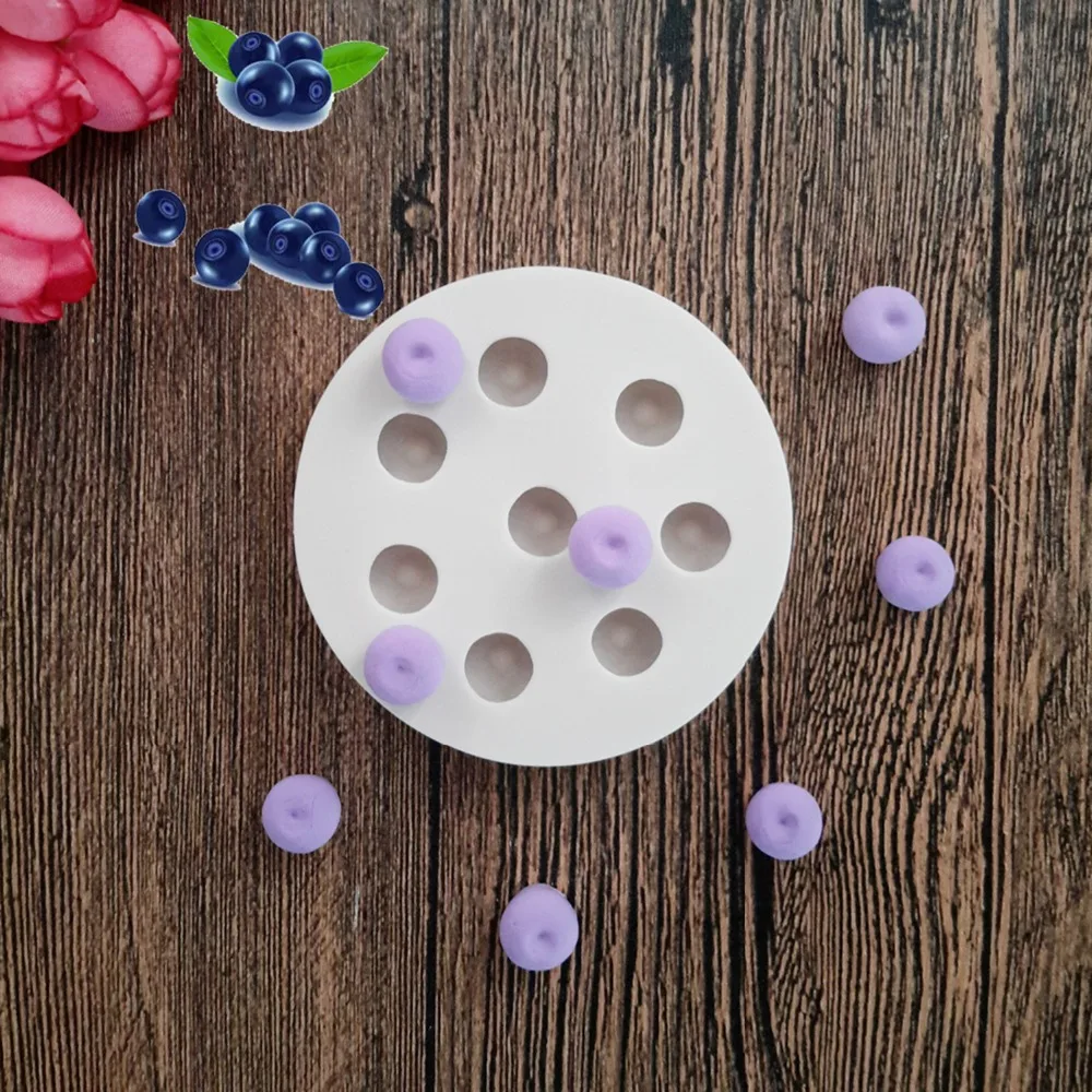 

Luyou Sugarcraft Blueberry Fruit silicone mold fondant mold cake decorating tools chocolate gumpaste mold FM1334