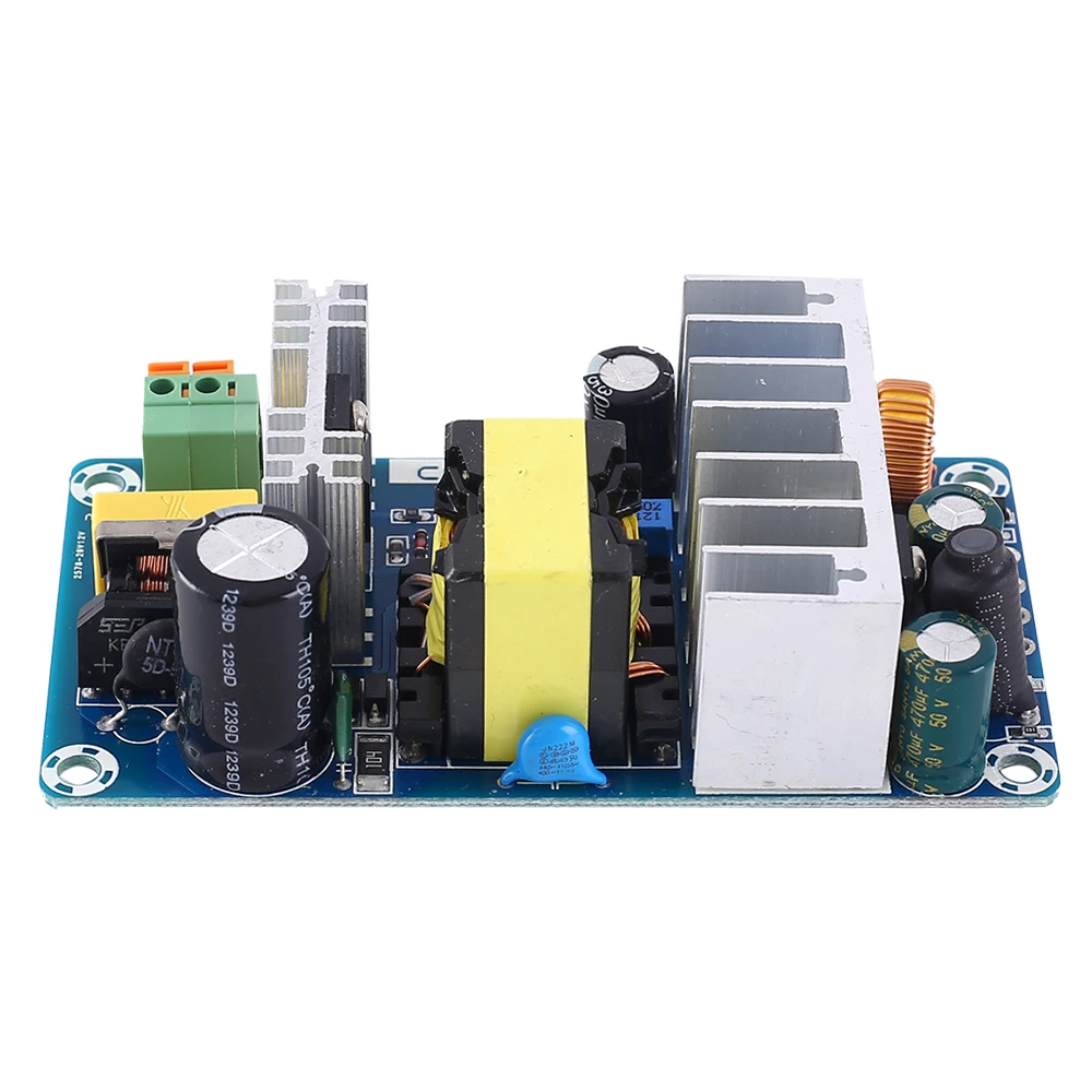 Módulo de fuente de alimentación reductor AC-DC, placa Convertidora de interruptor de aislamiento de doble salida ajustable, 110V, 220V a 12V, 24V,