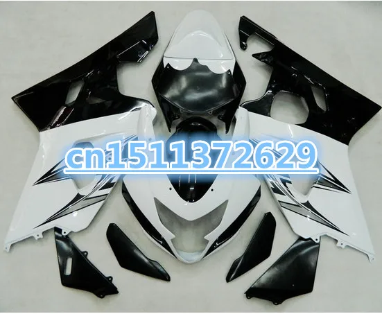 100%NEW fairing for A GSXR600 GSXR750 K1 01 02 03 White&BlACK GSXR600 750 01-03 GSX-R600 750 2001-2003 body kit for Suzuki-Hey