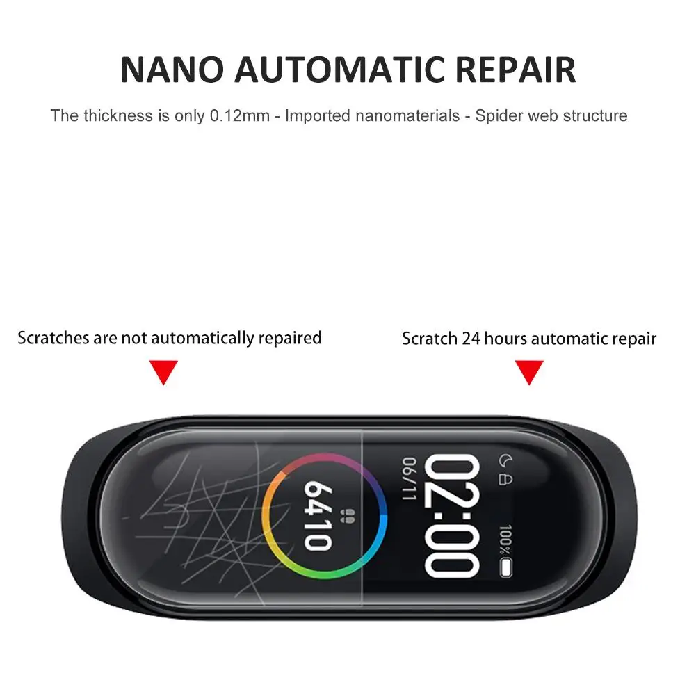 5 sztuk/partia TPU Protector filmy dla Xiaomi Mi Band 4 matowe matowe anty-odcisków palców ultracienkich matowe folie ochronne dla Miband 4