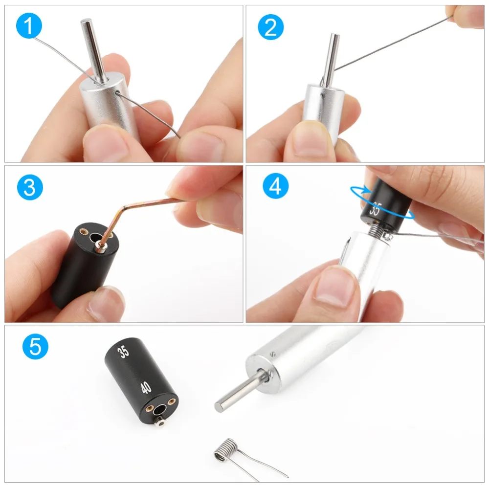 DIYFIX-Juego de Herramientas para vapeo, bolsa de pinzas de cerámica, alicates, limpiador de plantilla de bobina de alambre para cigarrillo electrónico, accesorios de atomizador RBA RDA