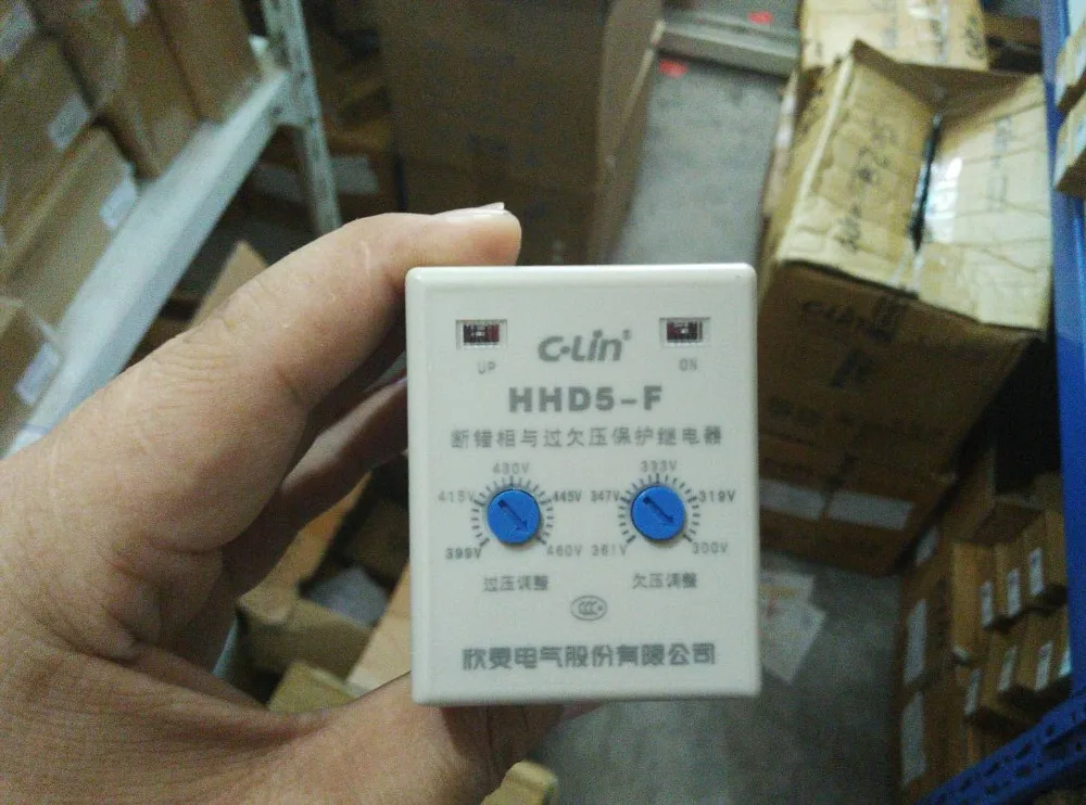 Brand new original authentic C-Lin HHD5-F over-voltage phase-off phase-phase voltage unbalance protector AC380V