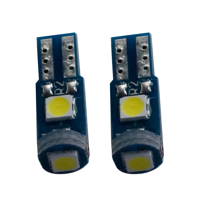 Indicateur de jauge de tableau de bord à cale, lumières Super lumineuses T5 3 SMD 100 LED W3W 37 73 74, indicateur d'avertissement de voiture, lumière de Cluster d'instruments, 3030 pièces