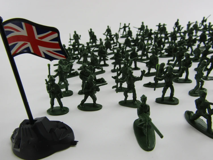 

100pcs/lot Classic War Games Props Mini Military Army Plastic Model Toys Best Gift for Kids Model Action Figures