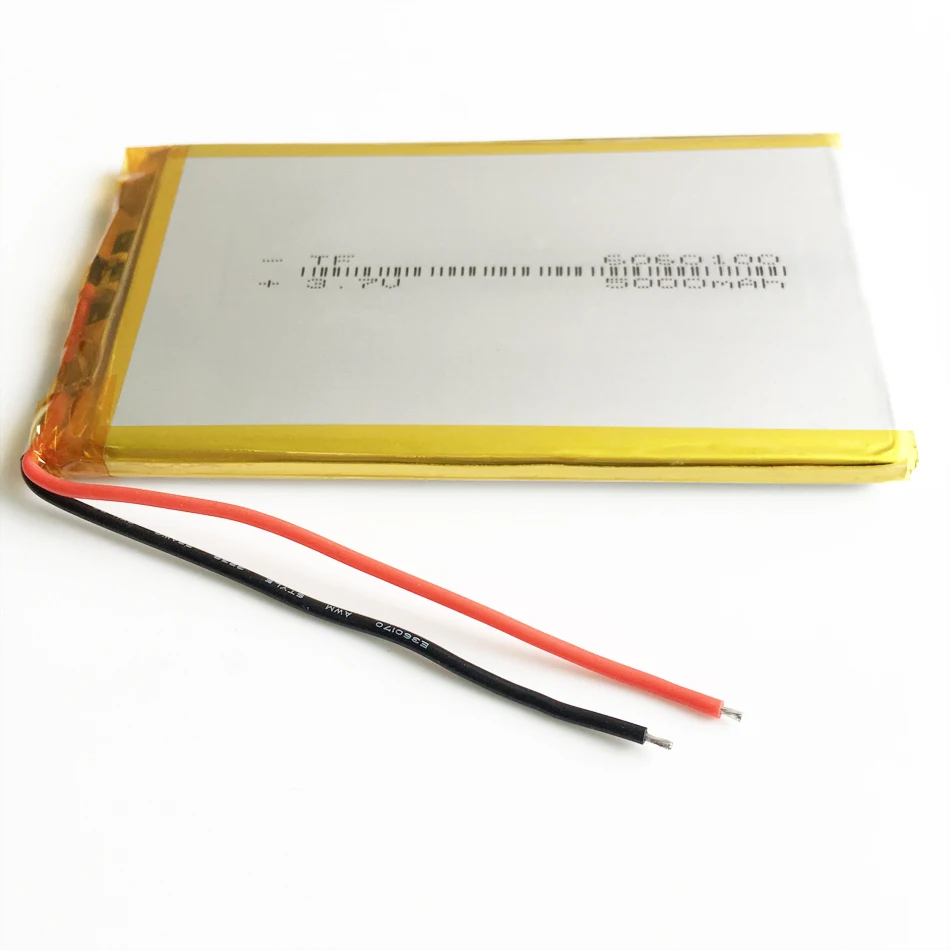 3.7V 5000mAh 6060100 polimerowy akumulator litowo-LiPo do GPS PSP DVD PAD e-book tablet moc pc bank Laptop mobilny