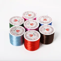 8m/roll 0.7mm Crystal Elastic Stretching Beading Cord String Thread Jewelry Findings for DIY Fashion Necklace Beads Bracelet