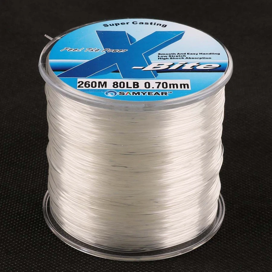 260m 80lb High Quality Monofilament Nylon Fishing Line Wire