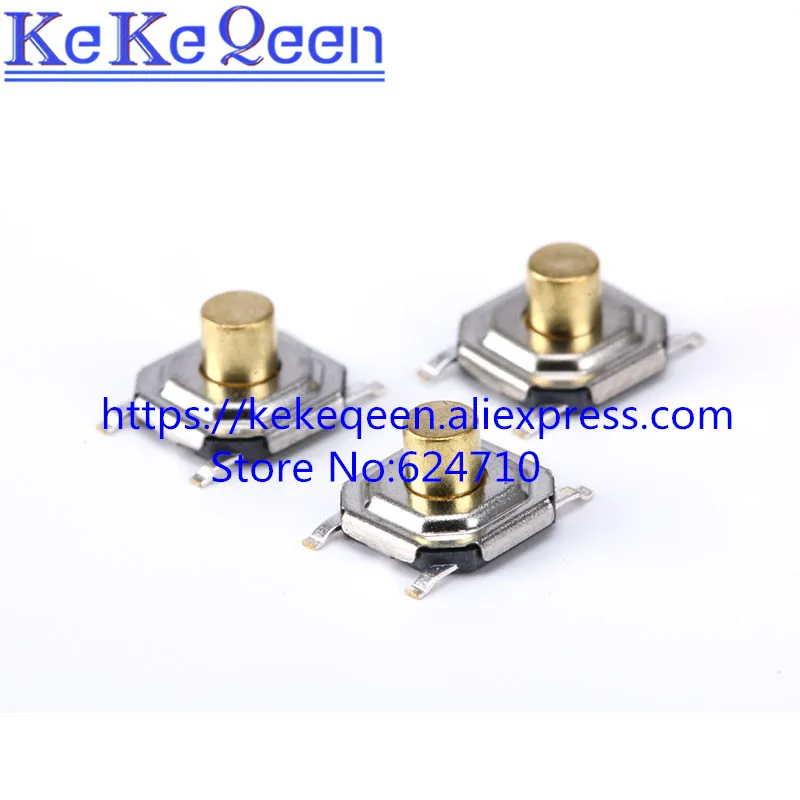 

1000 pcs/Lot 4X4X3MM Tactile Tact Push Button Micro Switch Momentary 4*4*3MM SMD Button Switch