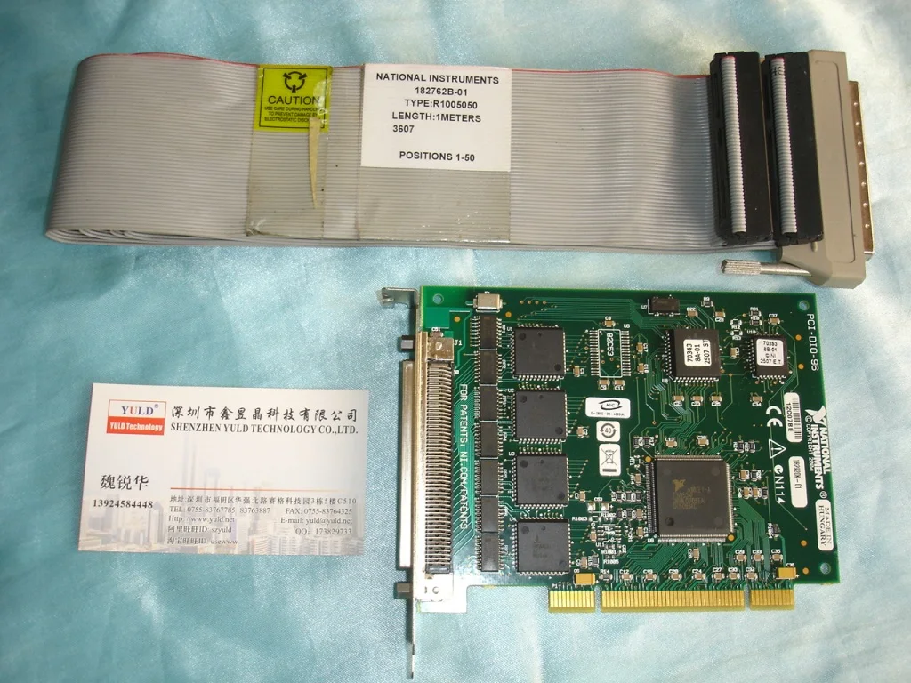 For US NI PCI-DIO-96 PCI-DIO96 Data Acquisition Card with 1 Meter Original Line R1005050