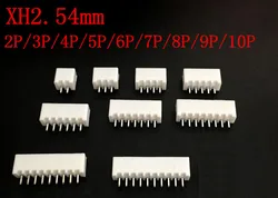 50個xh2.54コネクタ,2.54mmピン,XH2.54-2P/3p/4p/5p/6/7p/8p/9p/10p xh2a/3a/4a/5a/6A/7A/8A/9A/10A