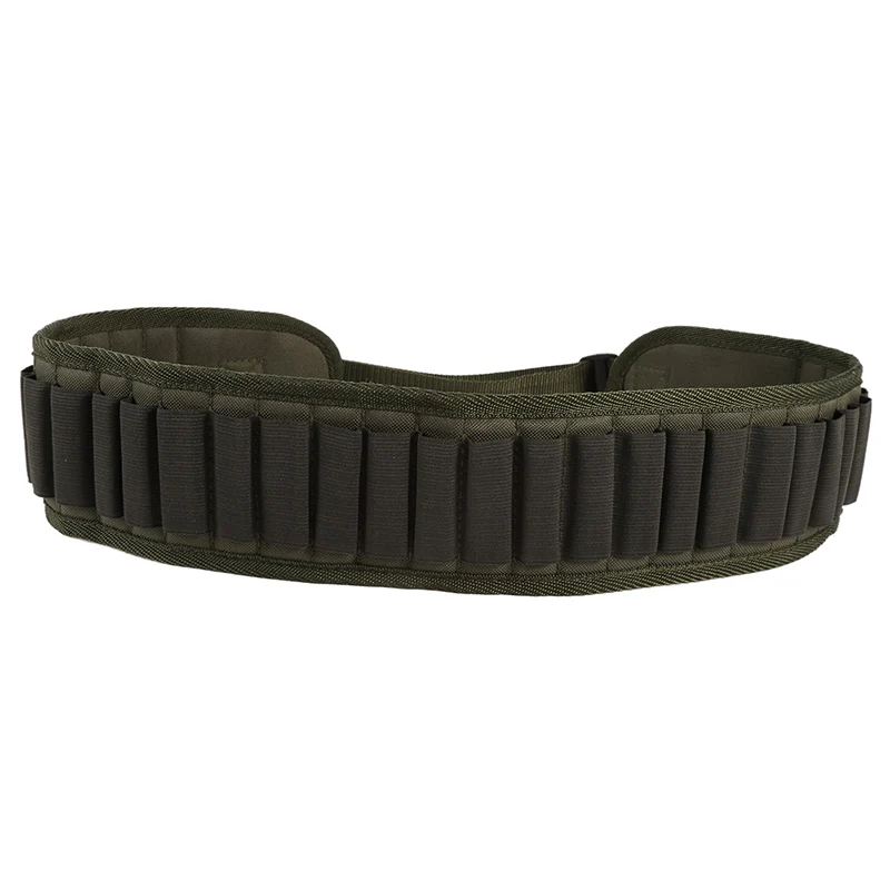 Tactical 30 Round Shell Ammo Carrier 1200D Nylon Waist Belt 12 Gauge Ammo Holder Men Outdoor Airsoft Hunting Magazine Holders