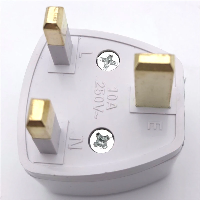 Newest Hot-Sale 3 in 1 Universal EU US AU to UK AC Power Socket Plug Travel Charger Adapter Converter