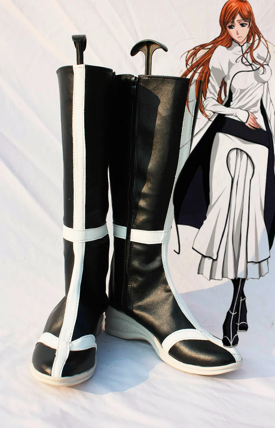 Orihime Inoue – bottes de cosplay blanches, sur mesure