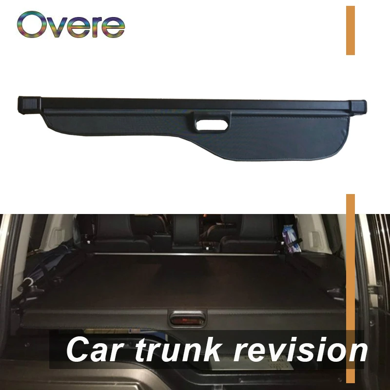 

Overe 1Set Car Rear Trunk Cargo Cover For Land Rover Discovery 3 4 LR3 LR4 2004-2016 Black Security Shield Shade Car accessories