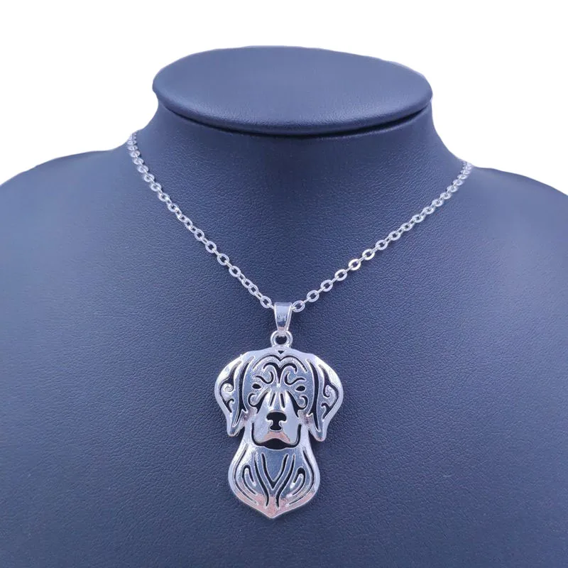 Cute Vizsla Necklace Dog Animal Pendant Gold Silver Plated Jewelry For Women Male Female Girls Ladies Kids Boys N147