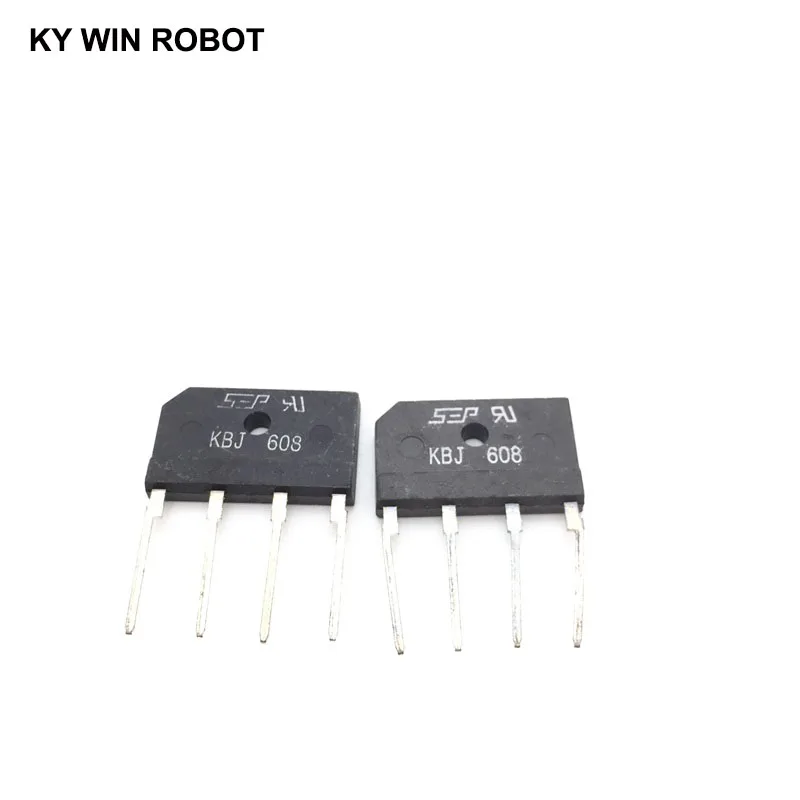 5PCS 6A 800V DIP-4 diode bridge rectifier KBJ608