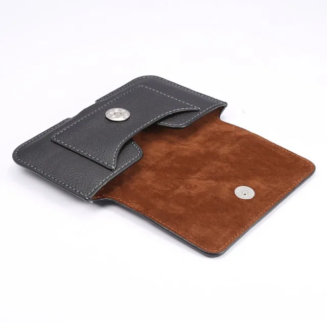 Belt Holster Clip Leather Protective Case For samsung galaxy mega 6.3 I9200 I9205 Cover With ID Card Phone Bag