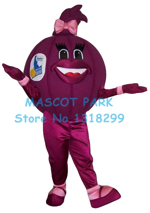 

Purple onion mascot costume wholesale high quality cartoon onion vegetable anime cosplay costumes carnival fancy dress kits