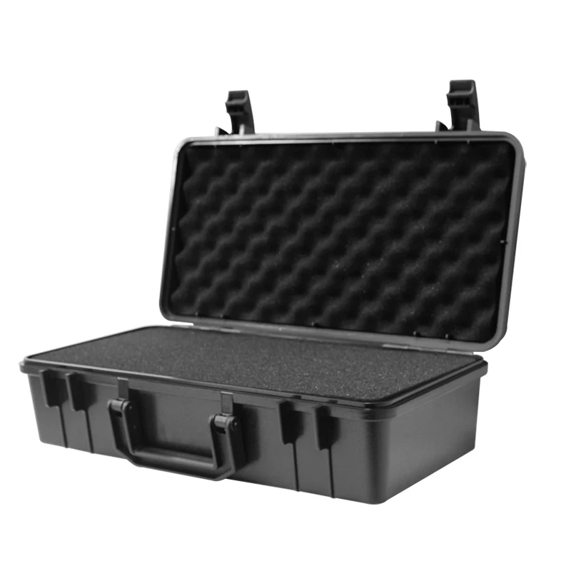 Outdoor Shockproof Boxes Protective Safety Case Plastic Tool Box Dry Box Safety Equipment Tool Storage Hardware Case w Sponge