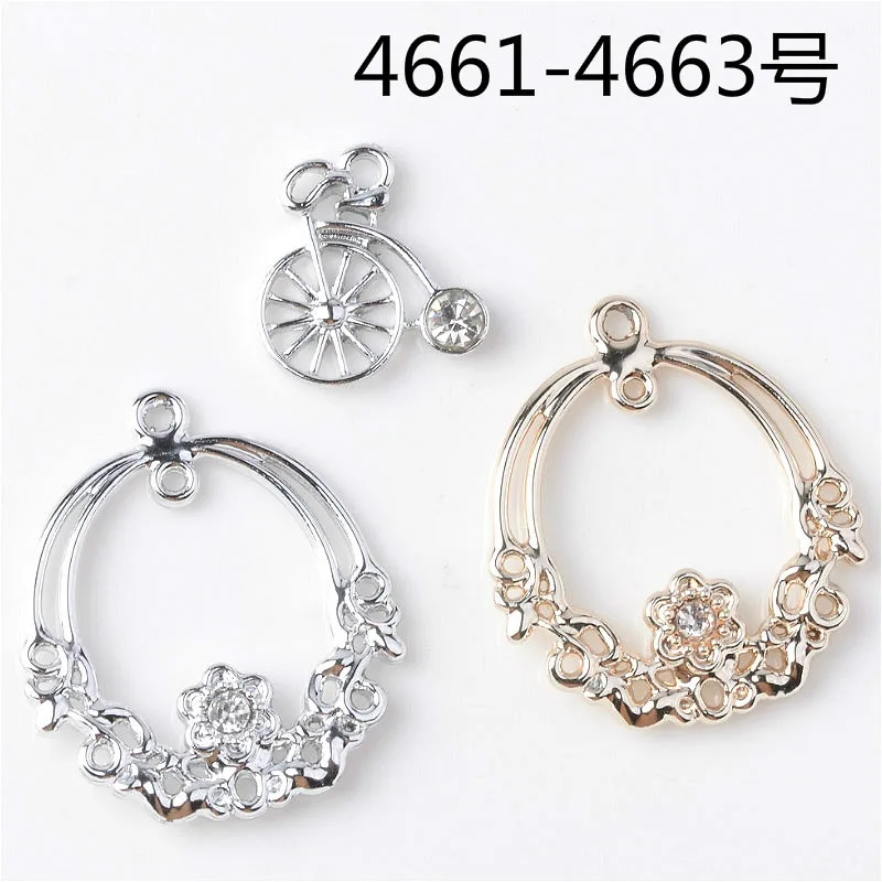 20 Pcs Fashion Sepeda Anting-Anting Drop Bunga Charm Giwang Telinga: Membuat Perhiasan Buatan Tangan DIY Bulang Aksesoris