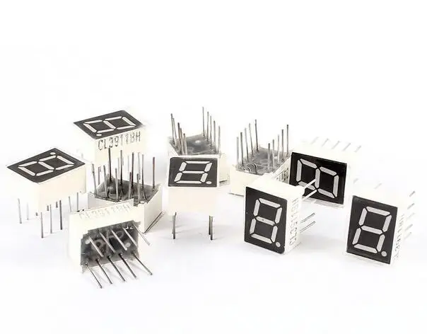 10 pz 13mm x 10mm Anodo Comune 1 Bit Digitale DIP Tubo 0.39 "Display A LED Rossi