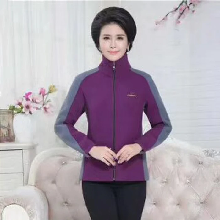 LET-SETTING Fleece jacket women fall autumn cashmer autumn fertilizer plus size warm