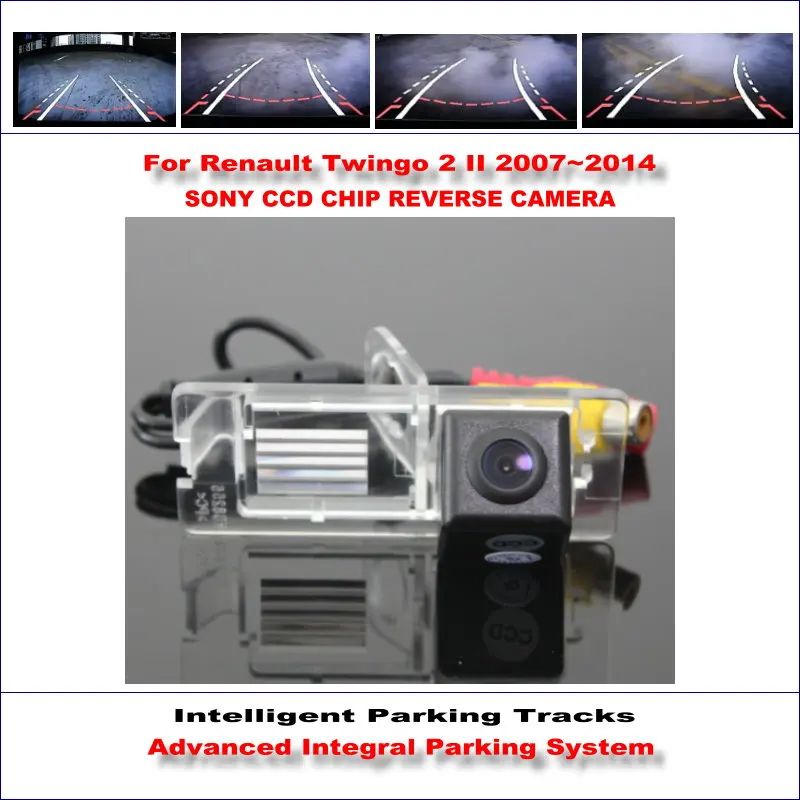 

For Renault Twingo 2 II / Laguna 2/3 2007-2015 Car Rear View Parking Camera Auto Back Dynamic Guidance Tragectory CAM HD CCD