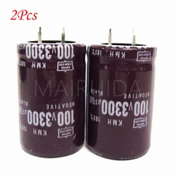 2Pcs Electrolytic Capacitors 100V 3300uF Volume 30x40 mm 3300uF 100V