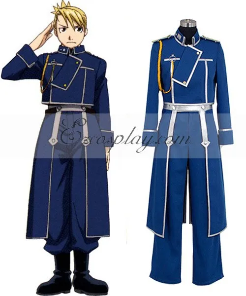 

Fullmetal Alchemist Riza Hawkeye Military Cosplay Costume E001